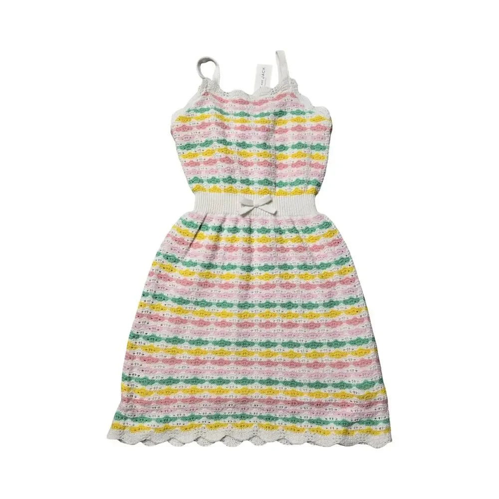 Janie & Jack The Crochet Away Dress Size: 7 NEW